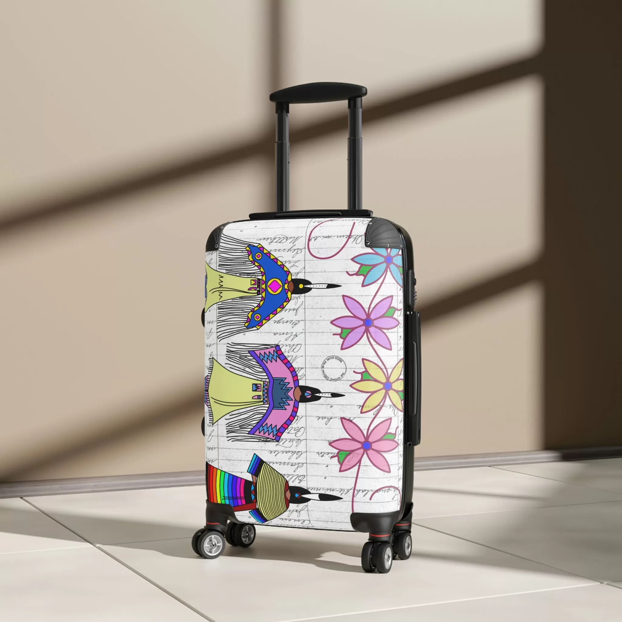 Dancing Ladies Suitcases (three sizes)