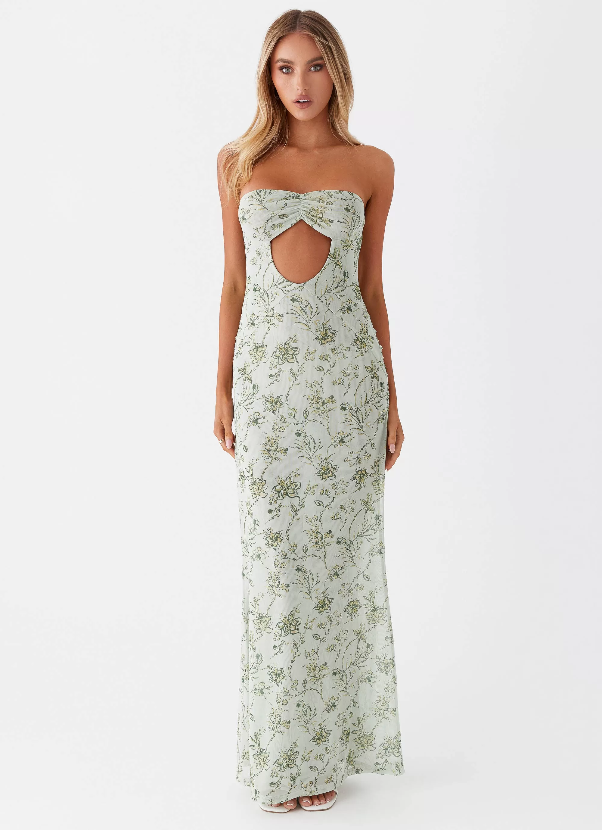 Dearest Maxi Dress - Sage Floral