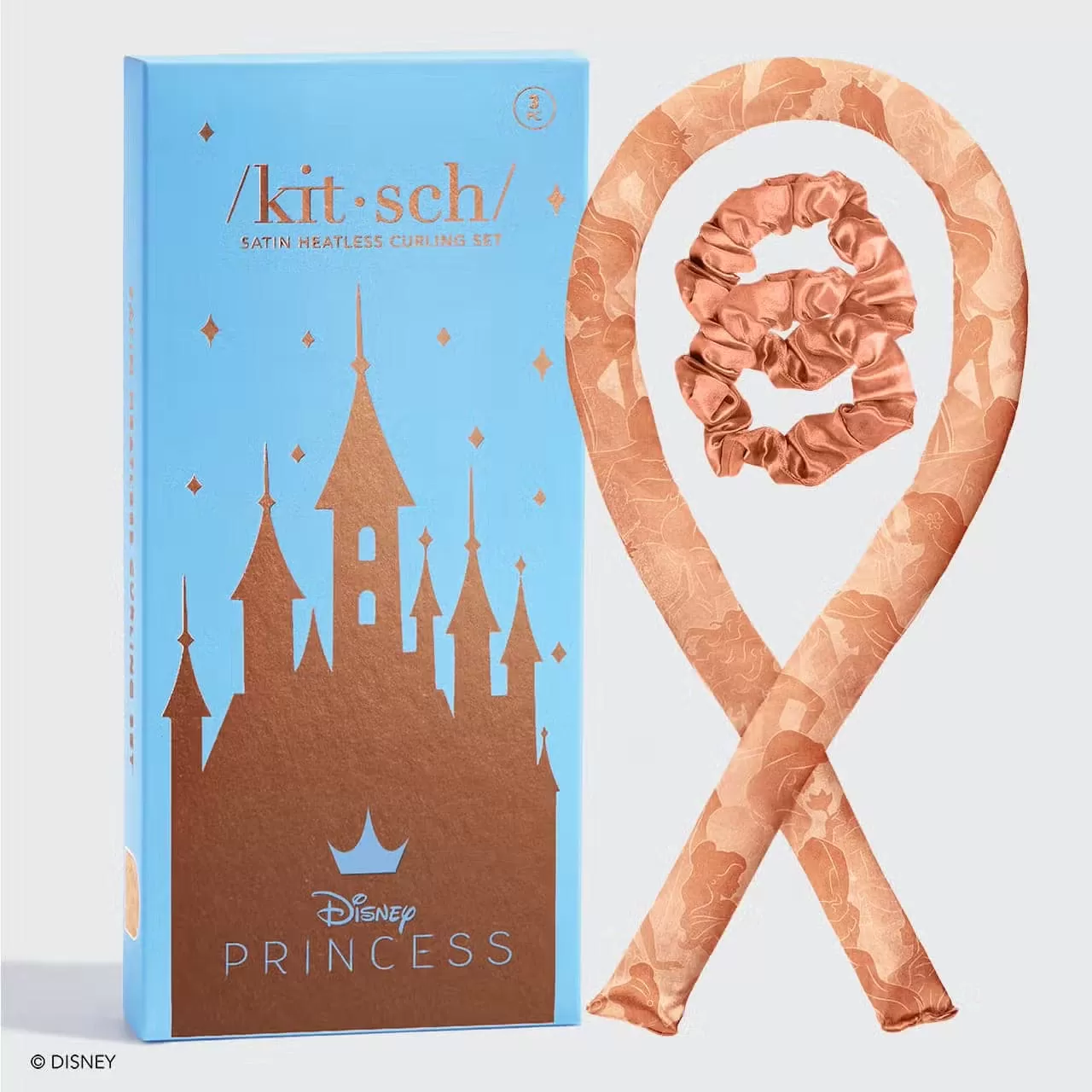 Disney X Kitsch Satin Heatless Curling Set - Princess Part