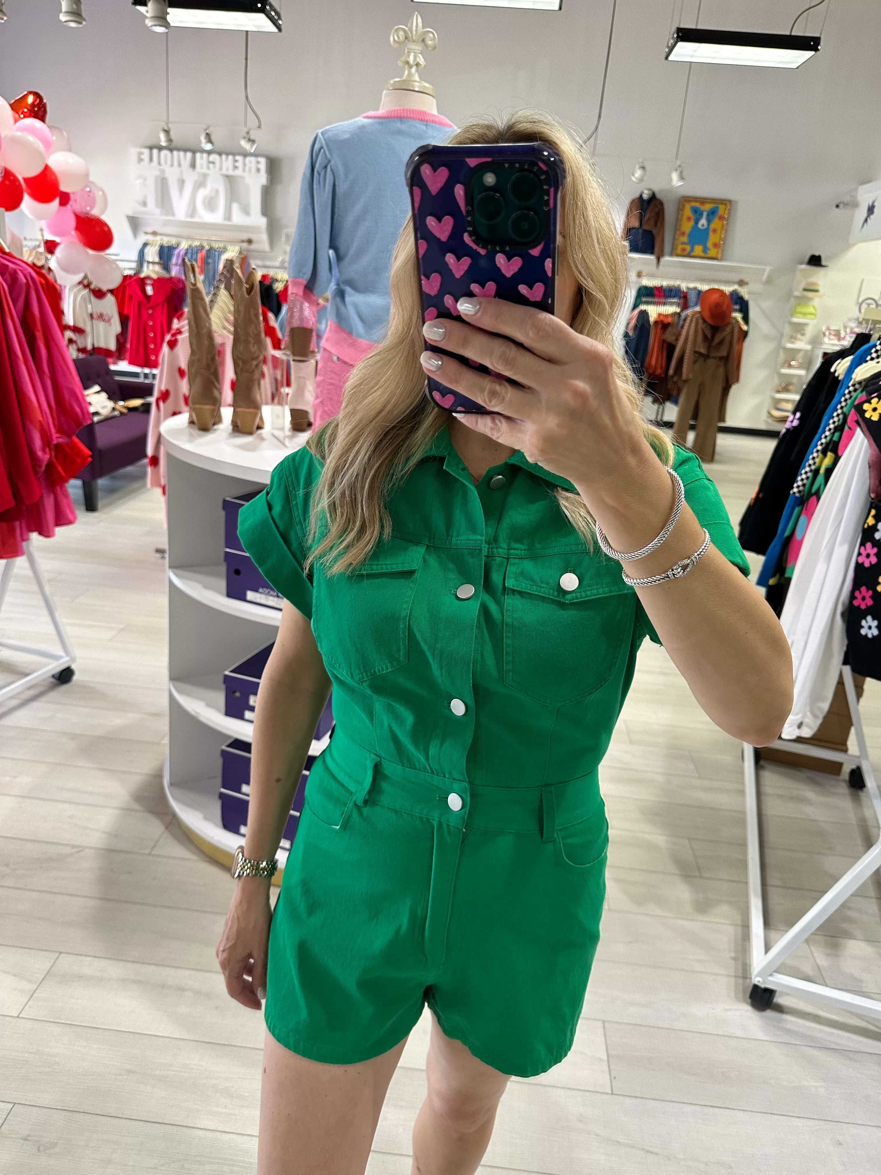 Divine Green Romper