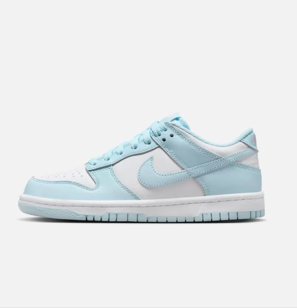 Dunk Low Women/Youth (Baby Blue/White)