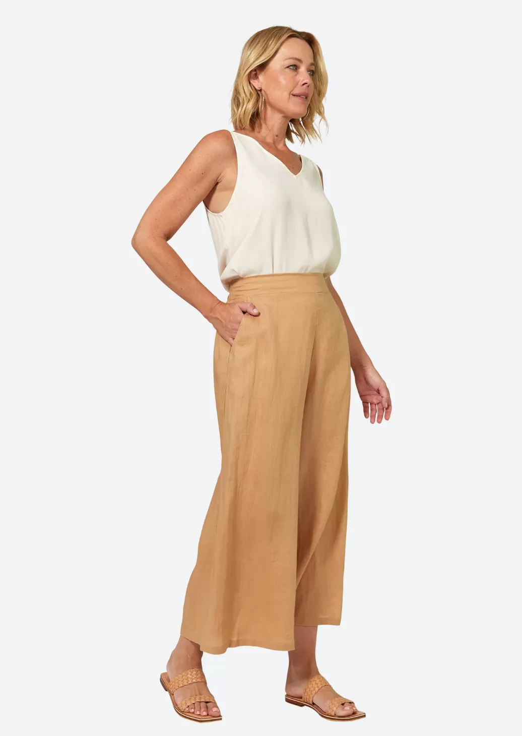 eb&ive - La Vie Crop Pant - Caramel