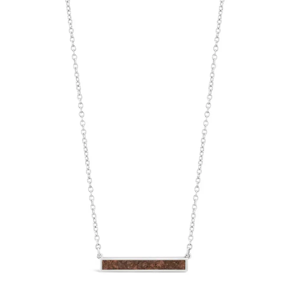 El Retiro Sideways Dune Bar Necklace