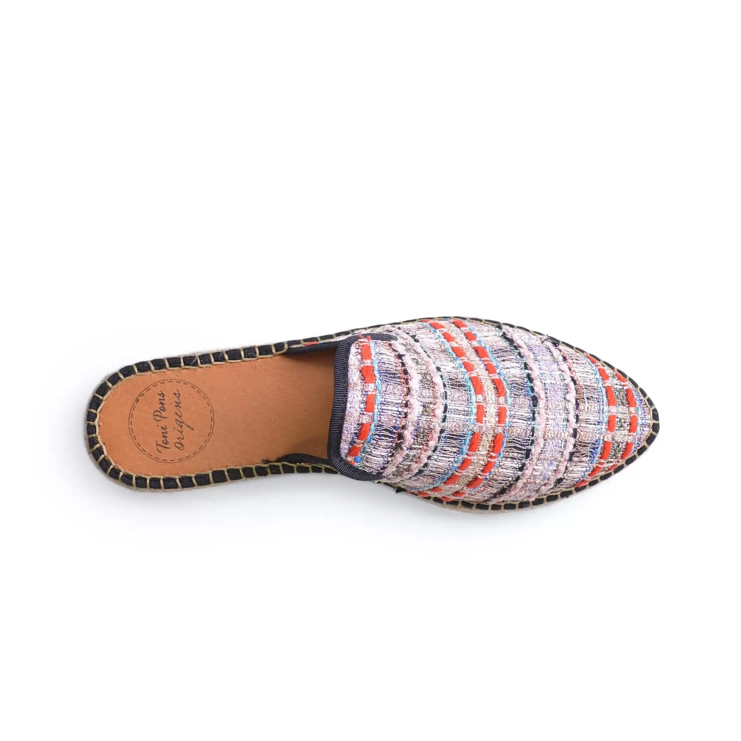 Embroidered Cotton Blend Wedge Espadrille for Women - Ona-CC