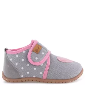 Emel slippers - Grey and Pink Slippers 100-10