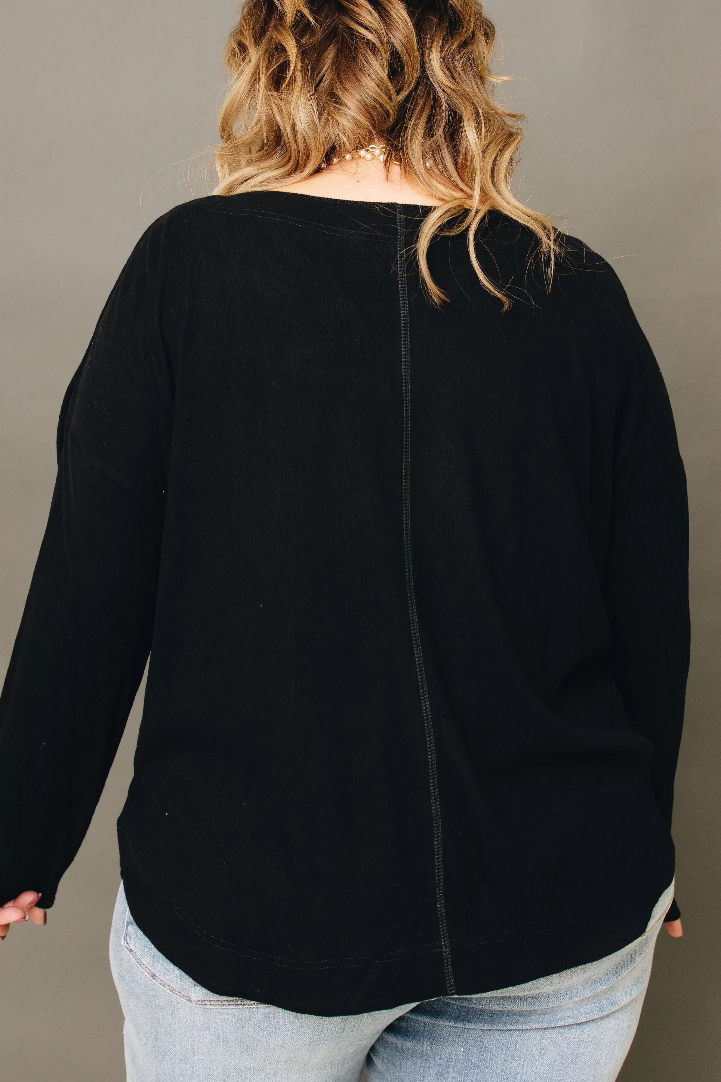 Essential Brushed Rib Layering Top (S-3XL)