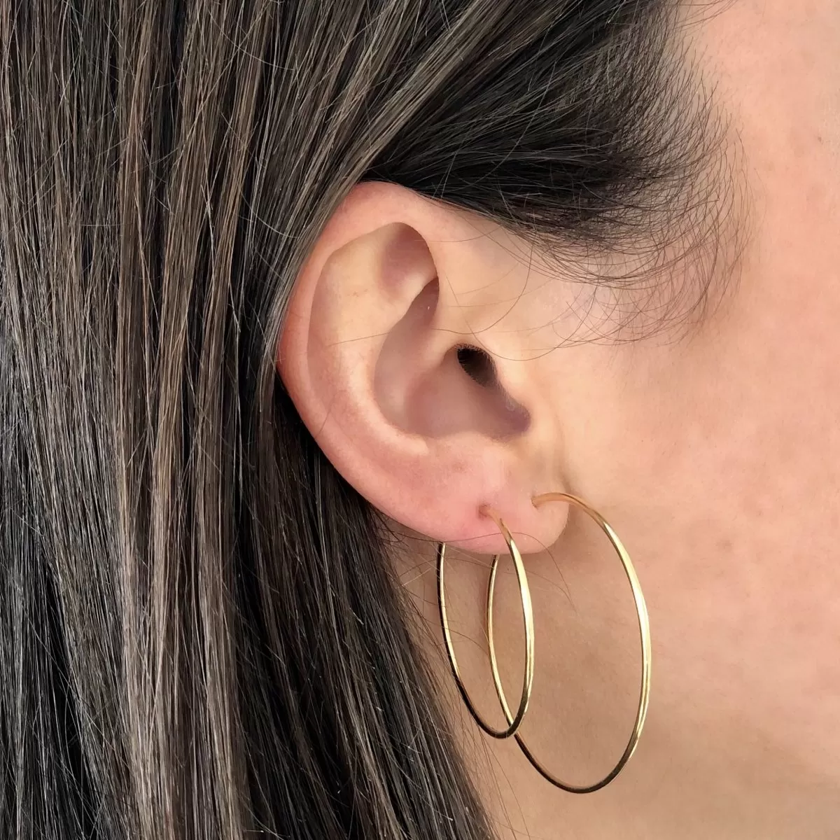 Extra Thin Hoop Earrings