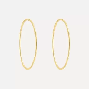 Extra Thin Hoop Earrings