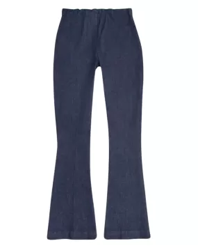 Faye Flare Cropped Pant (Indigo Stretch Denim)