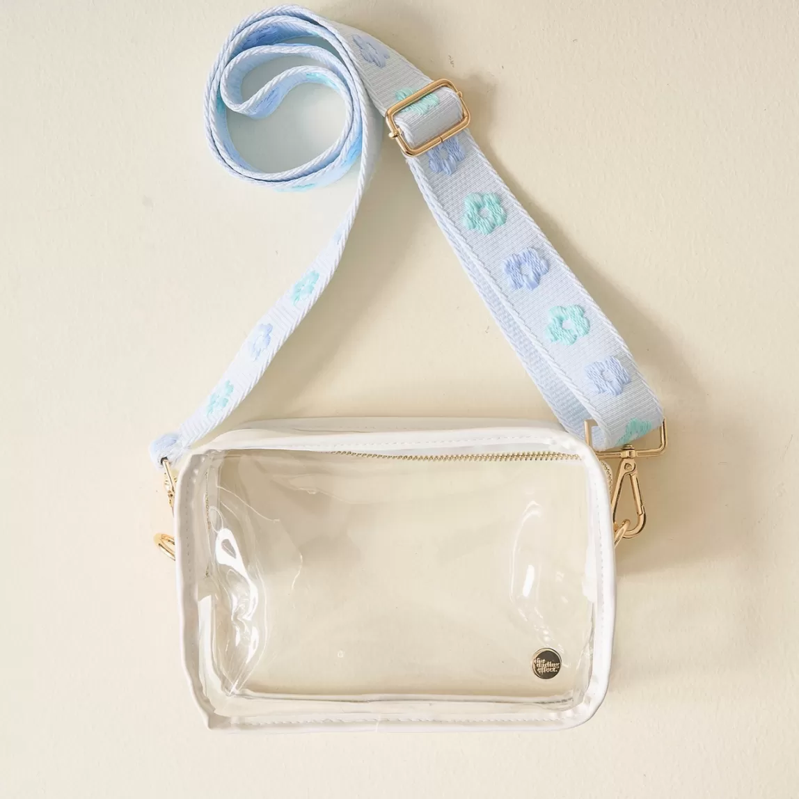 Floral Abundance Clear Crossbody with Flower Strap