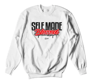 Foam Pro White/Black Sweater - Self Made - White