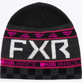 FXR Race Division Beanie Black/Electric Pink