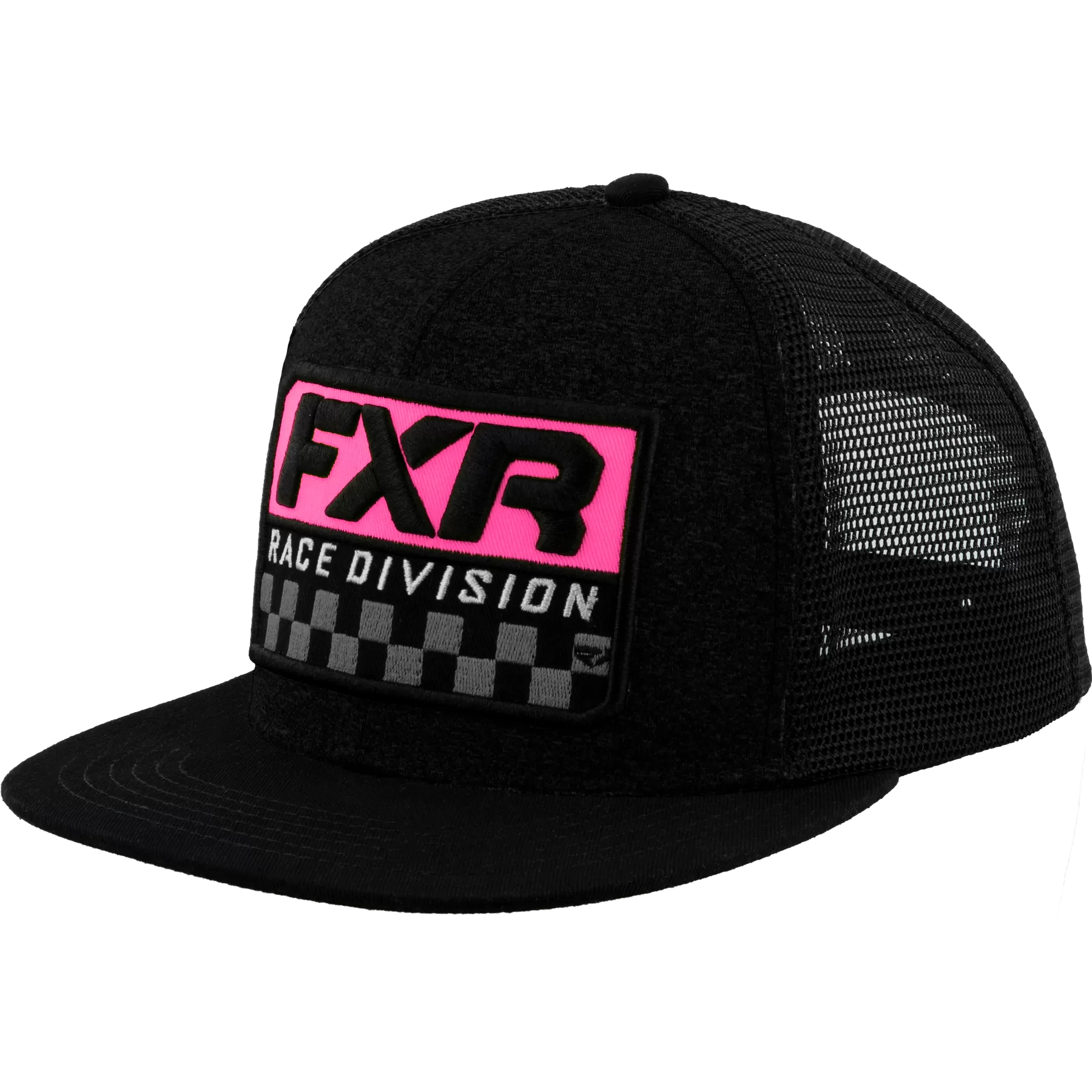 FXR Race Division Hat Black/Electric Pink