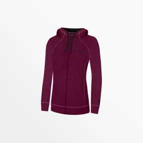 GIRL'S ESSENTIAL HEATHER ZIP UP HOODIE