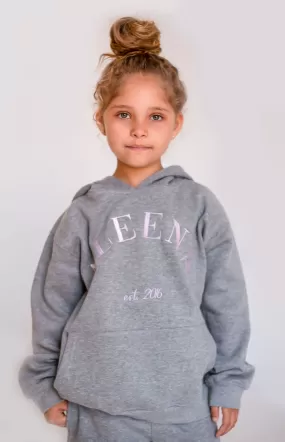 Girls Grey Est Hoodie