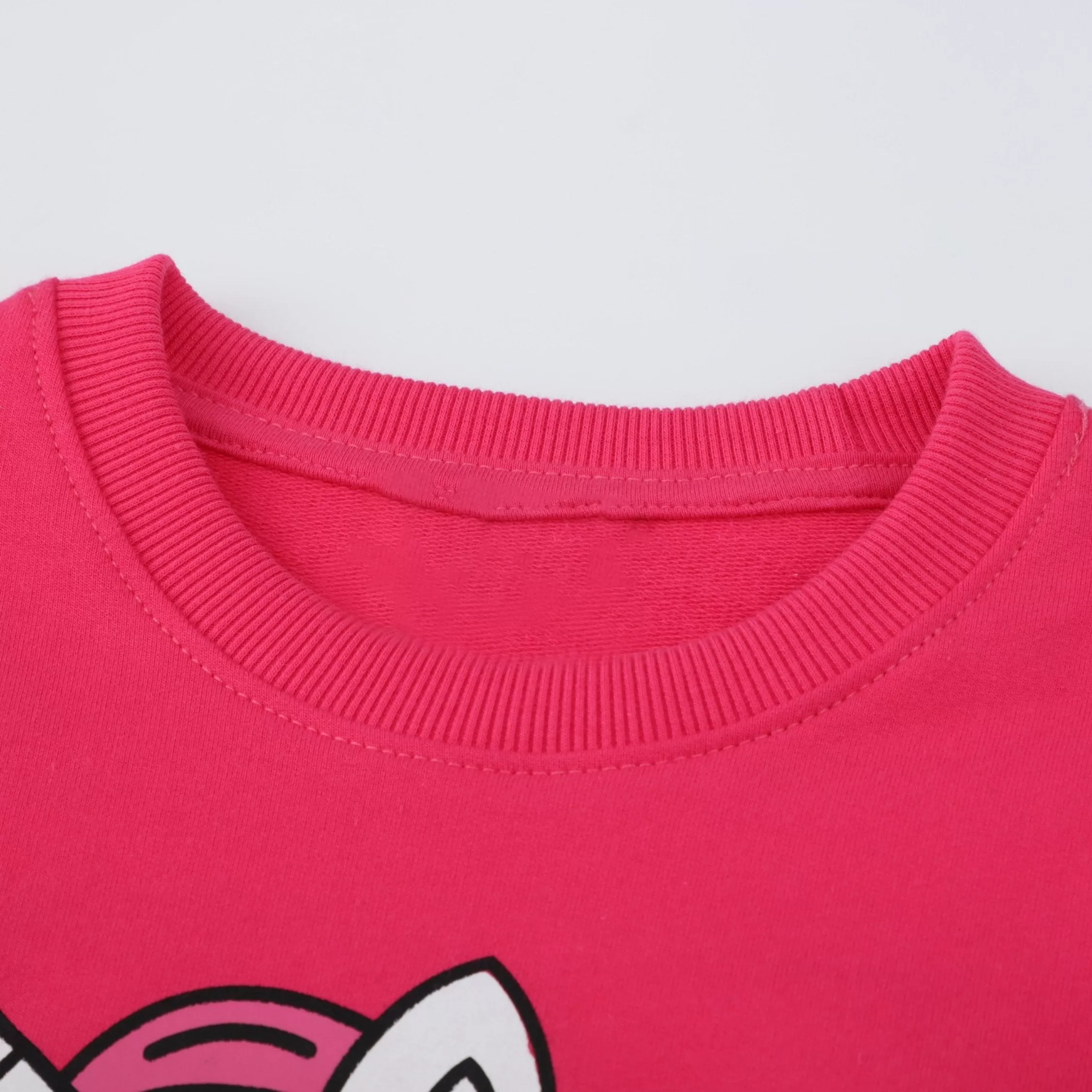 Graceful Unicorn Round Neck Sweat Shirt, Pink