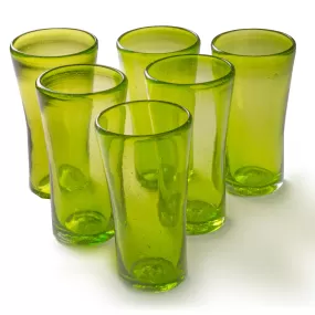 Green Lily Tumbler- 14 oz - Set of 6