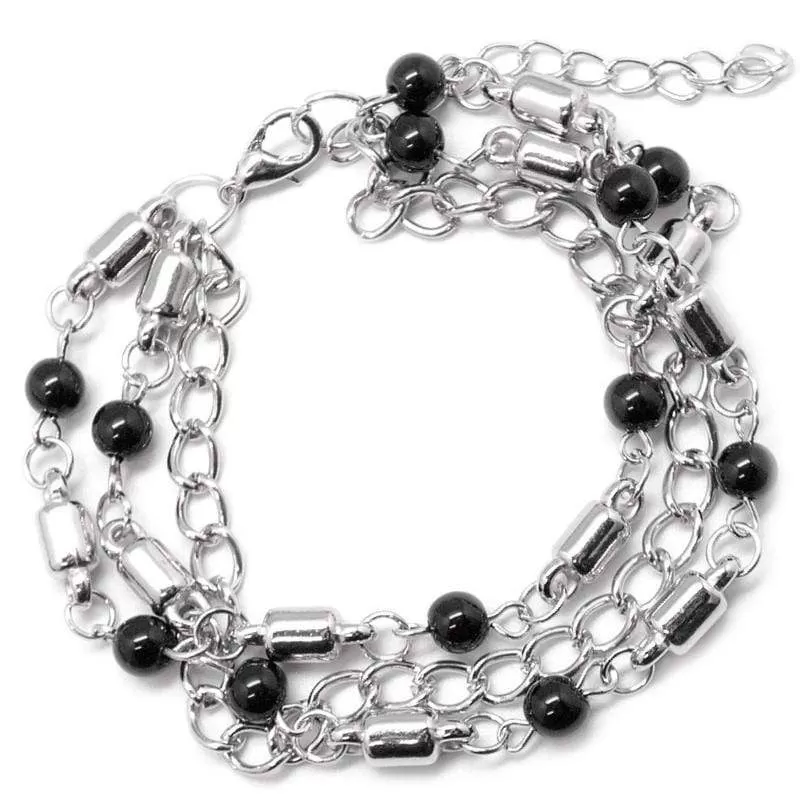 Heard It Through the Grapevine Black Bracelet