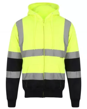 Hi Vis Two Tone Zipper EN ISO 20471