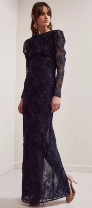 Hold On Navy Gown