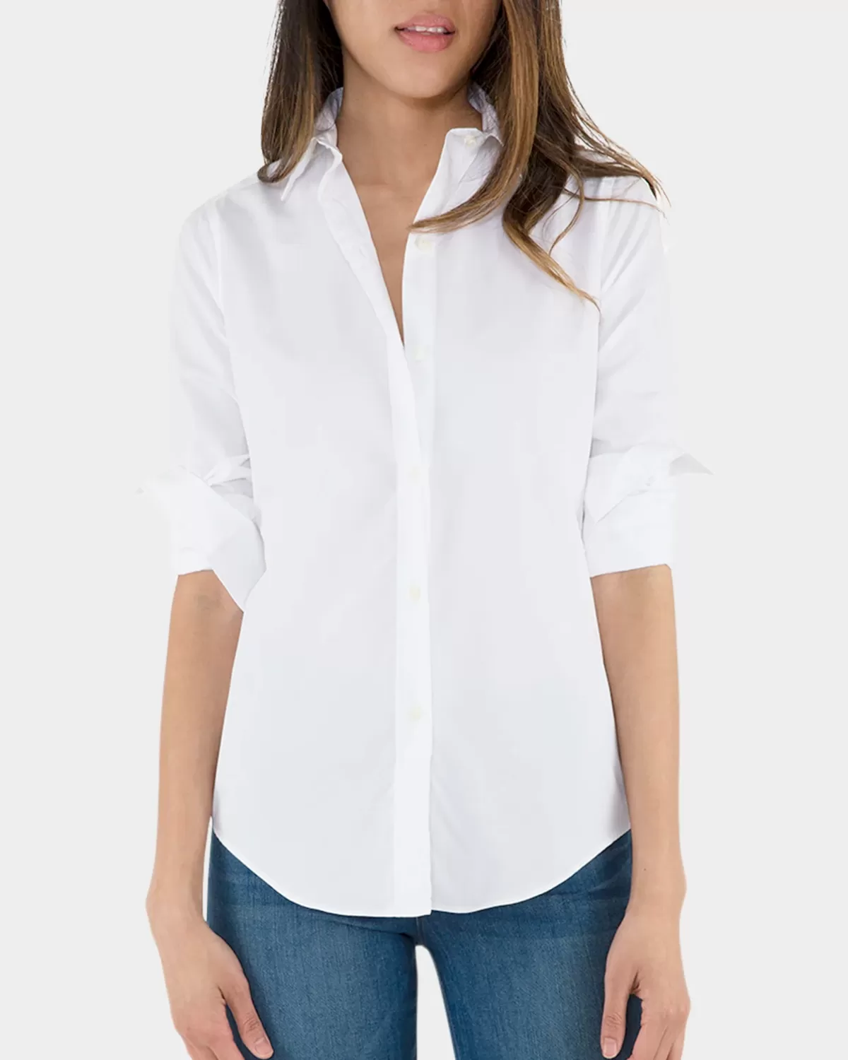 Icon Shirt (White Poplin)