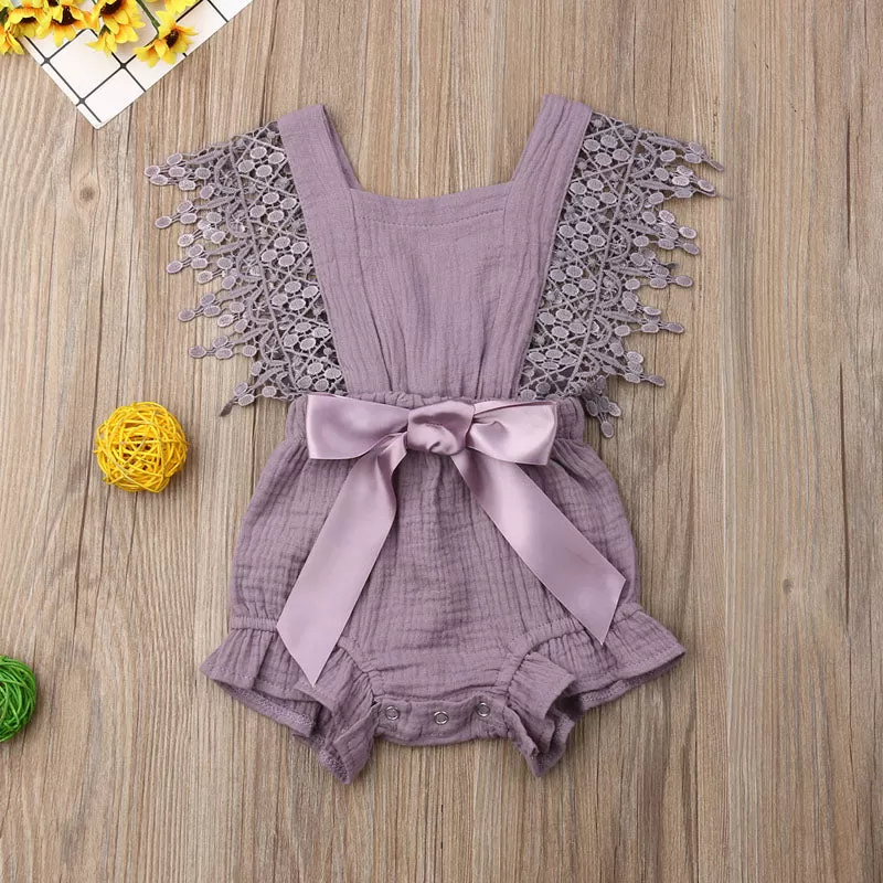 Jenny Sleeveless Lace Romper