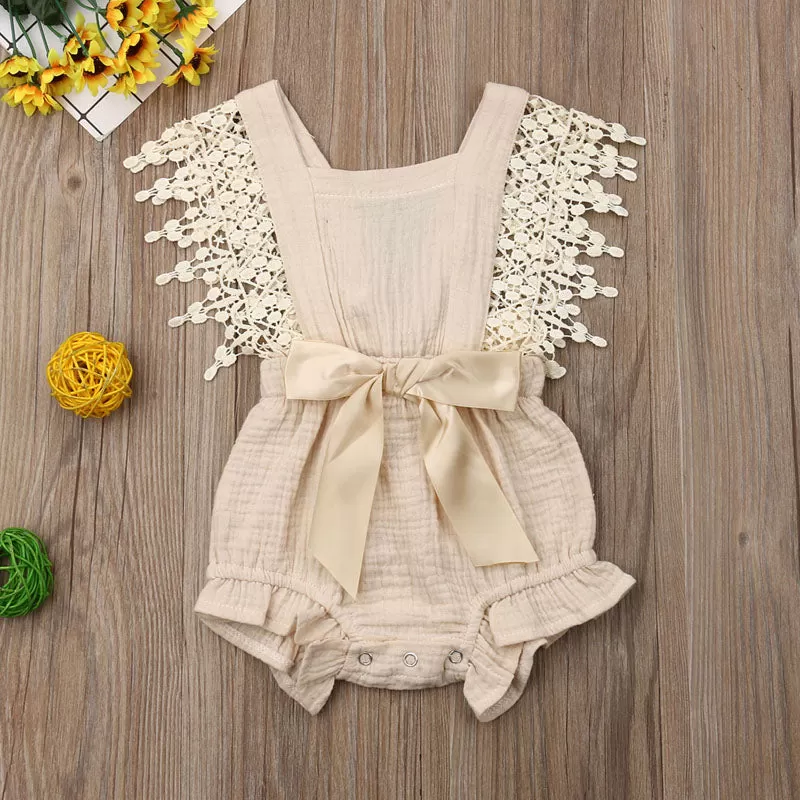 Jenny Sleeveless Lace Romper