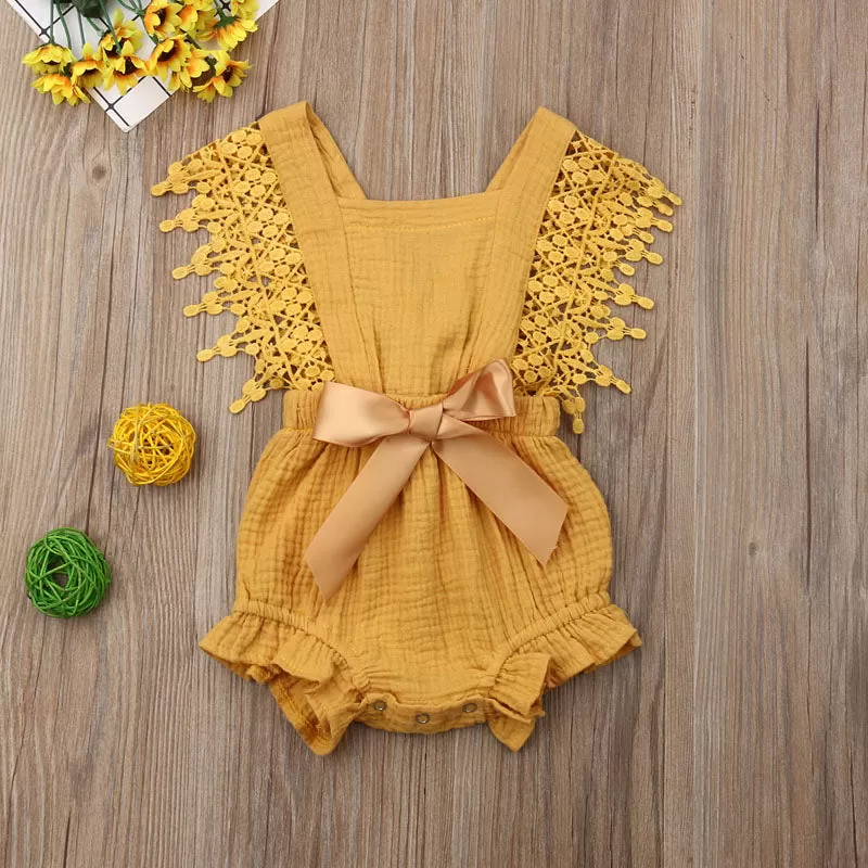 Jenny Sleeveless Lace Romper