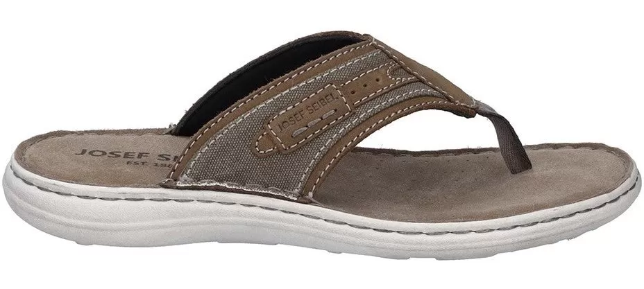 Josef Seibel Vincent 12 Mens Leather Toe-Post Sandal