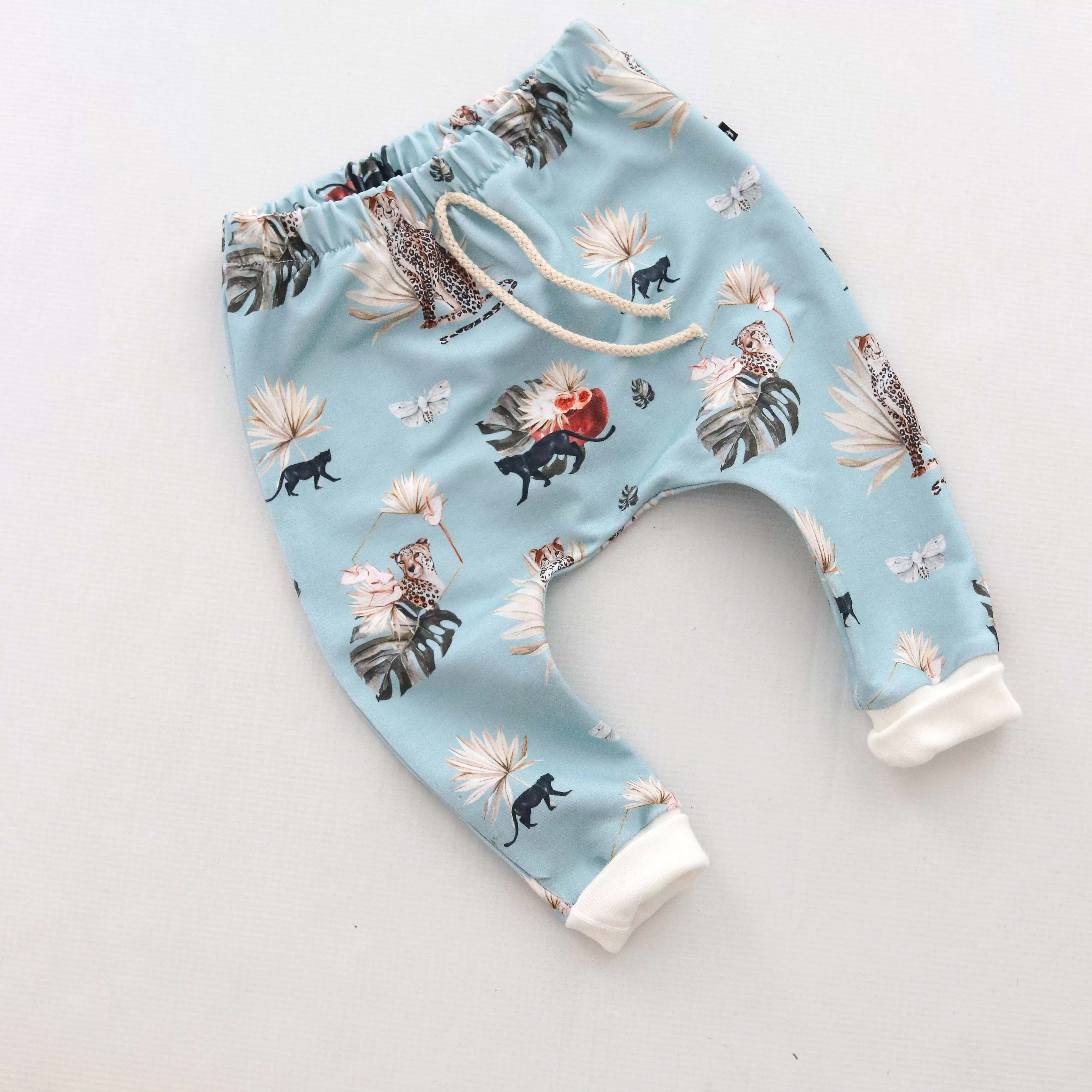 jungle animals leggings - 6-9 mths