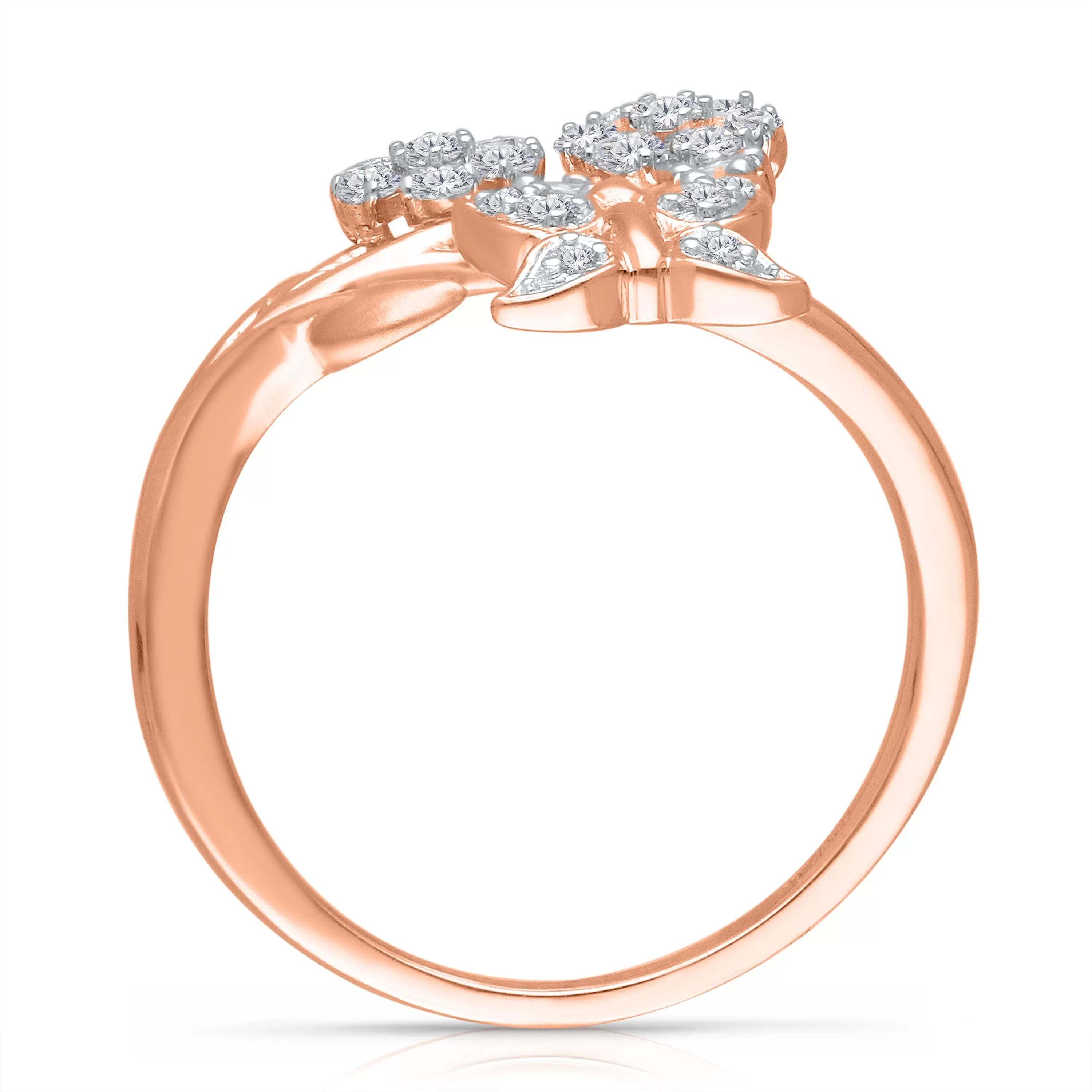 Kallati Eternal Flower Ring in 14K Rose Gold