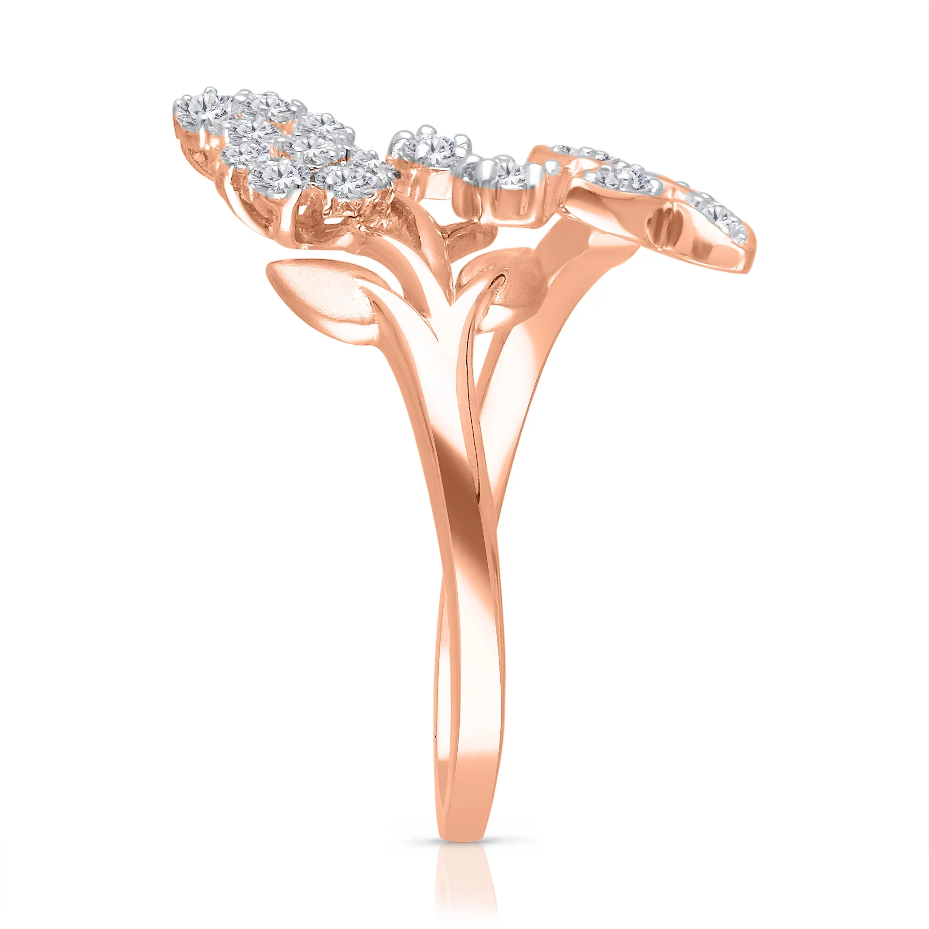 Kallati Eternal Flower Ring in 14K Rose Gold