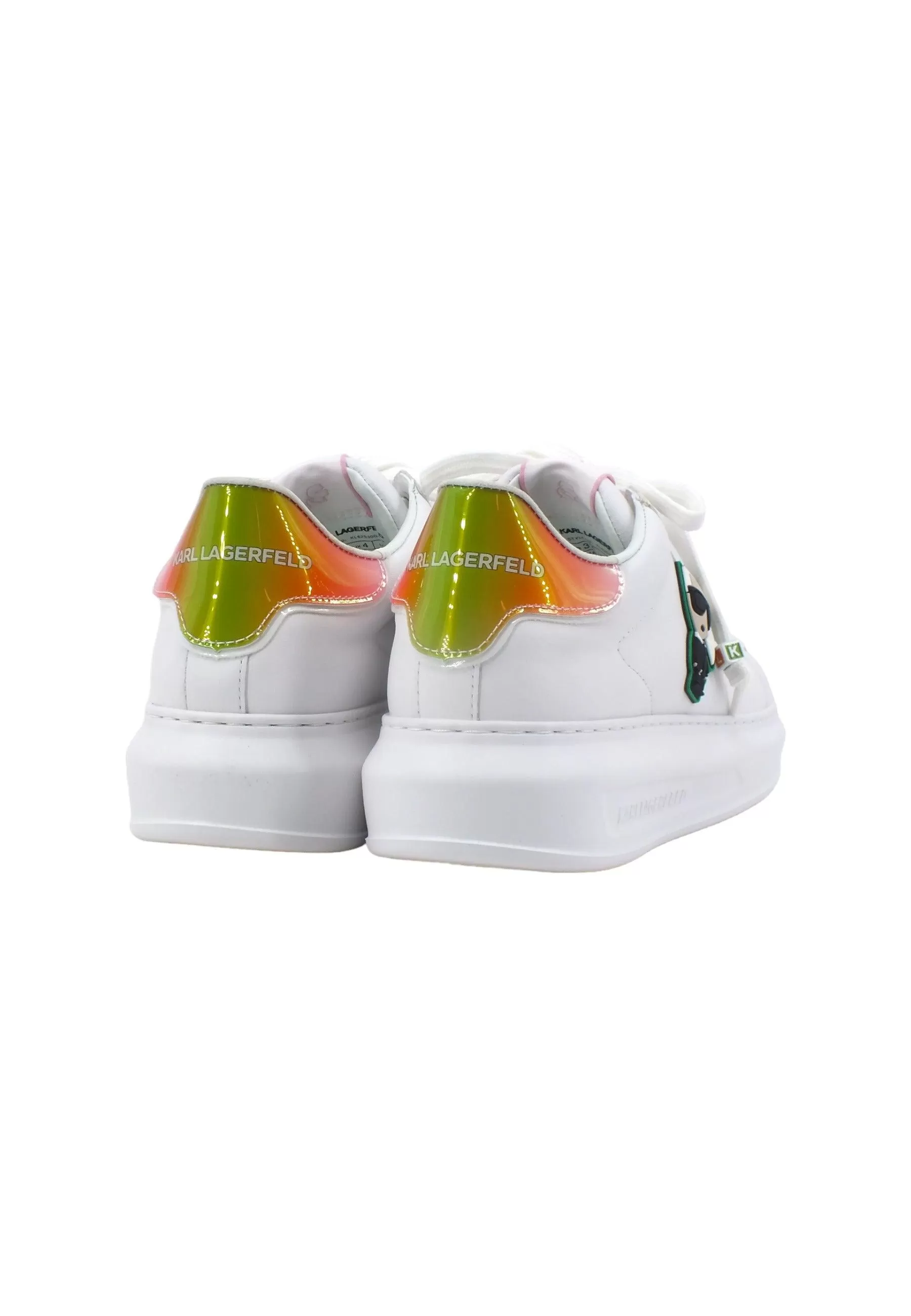 KARL LAGERFELD Kapri Sneaker Donna White Pink KL62530G