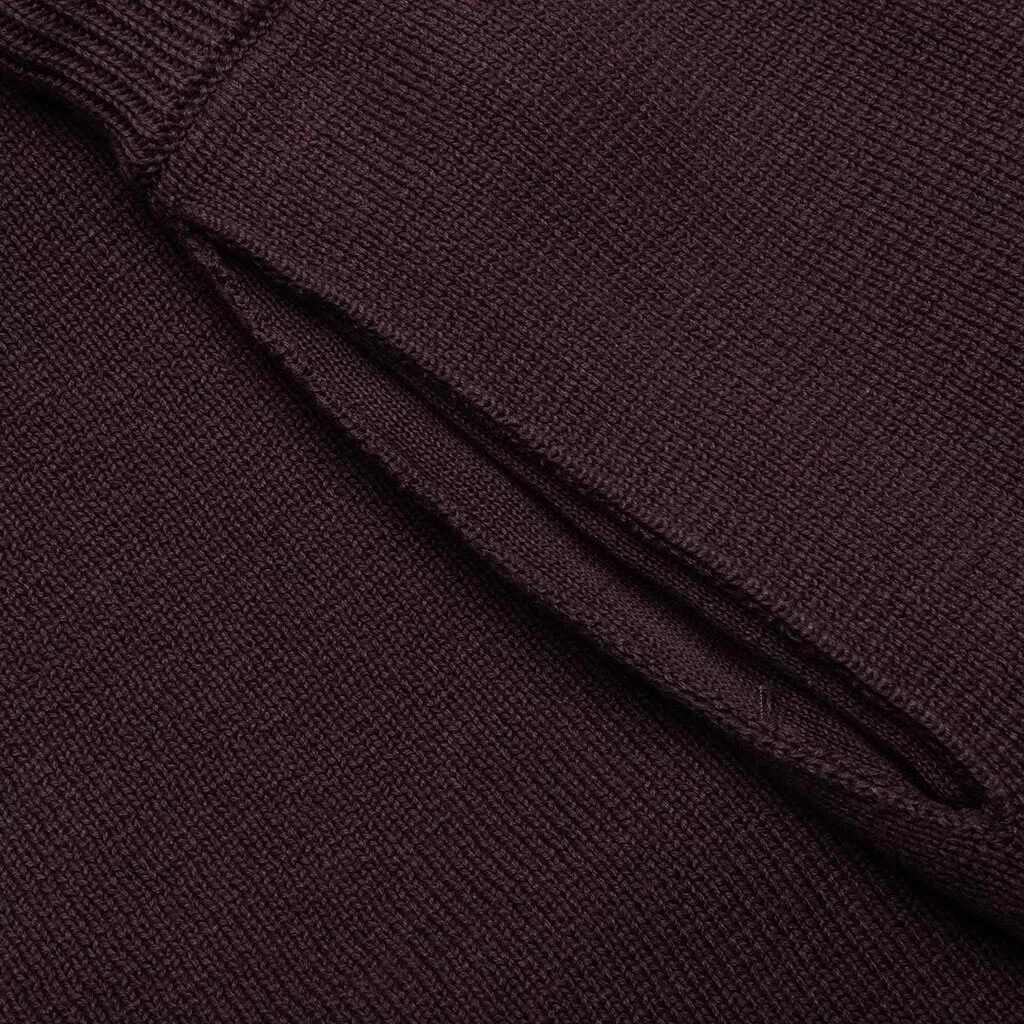 Kid's Relaxed Knit Sweatpant - Plum