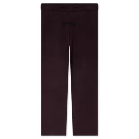 Kid's Relaxed Knit Sweatpant - Plum