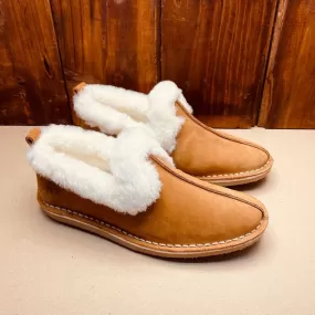 Kingsley Heath Sheepskin Slipon Tan/White/Gum