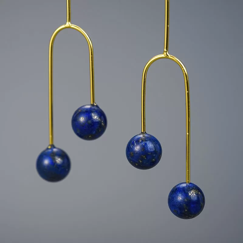 Lapis Rain - Drop Earrings | NEW