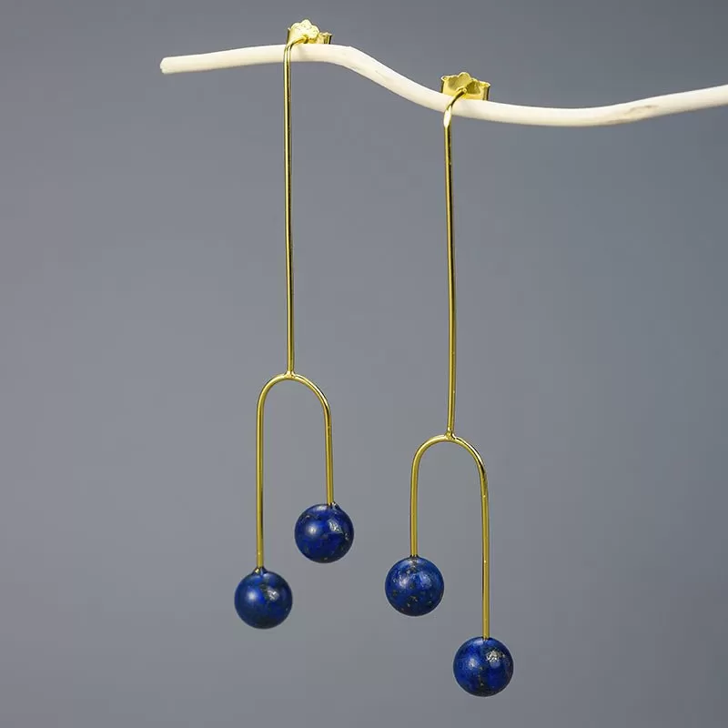 Lapis Rain - Drop Earrings | NEW