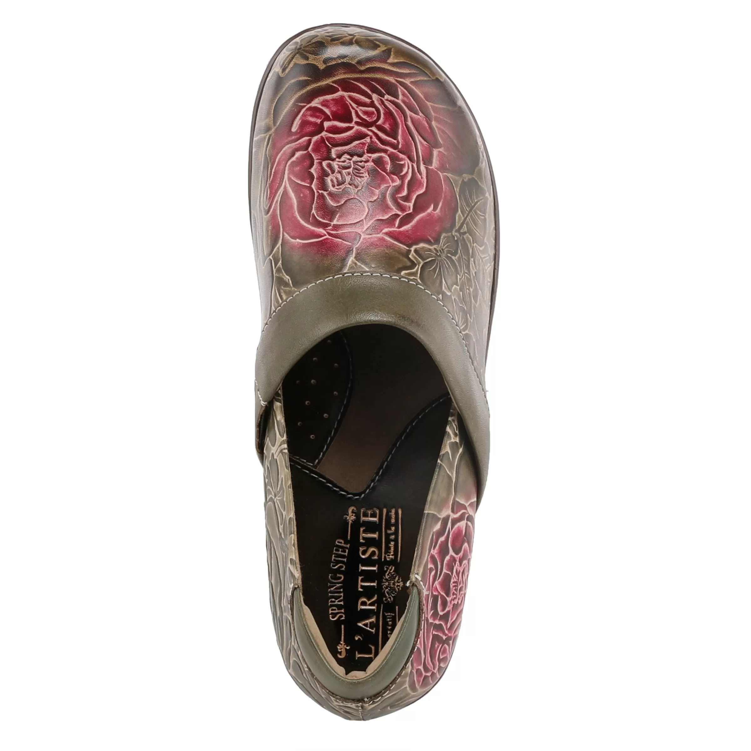 L`ARTISTE ELKAYJAY SLIP-ON CLOGS