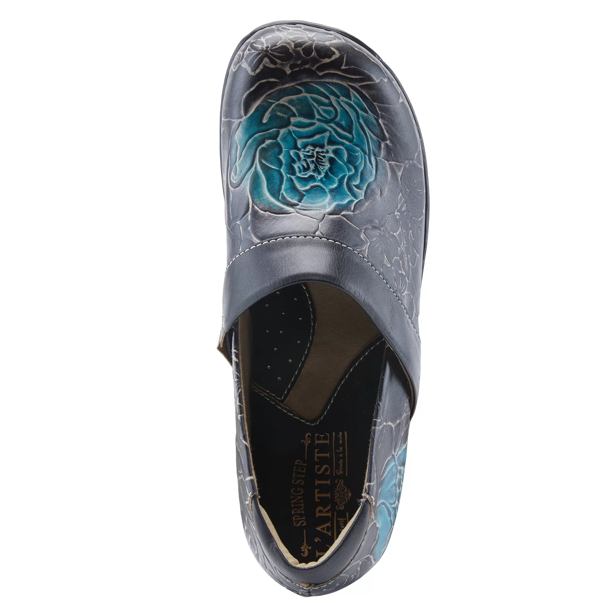 L`ARTISTE ELKAYJAY SLIP-ON CLOGS