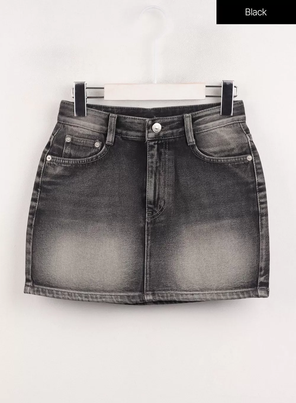 Light Washed Denim Mini Skirt CJ412