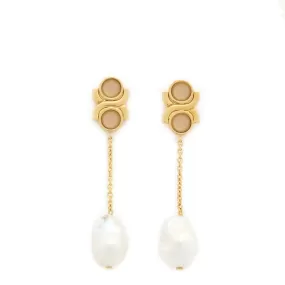 Marcie Quartz Earrings, Gold