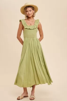 Melody Ruffled Maxi Dress