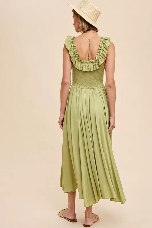 Melody Ruffled Maxi Dress