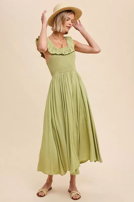 Melody Ruffled Maxi Dress