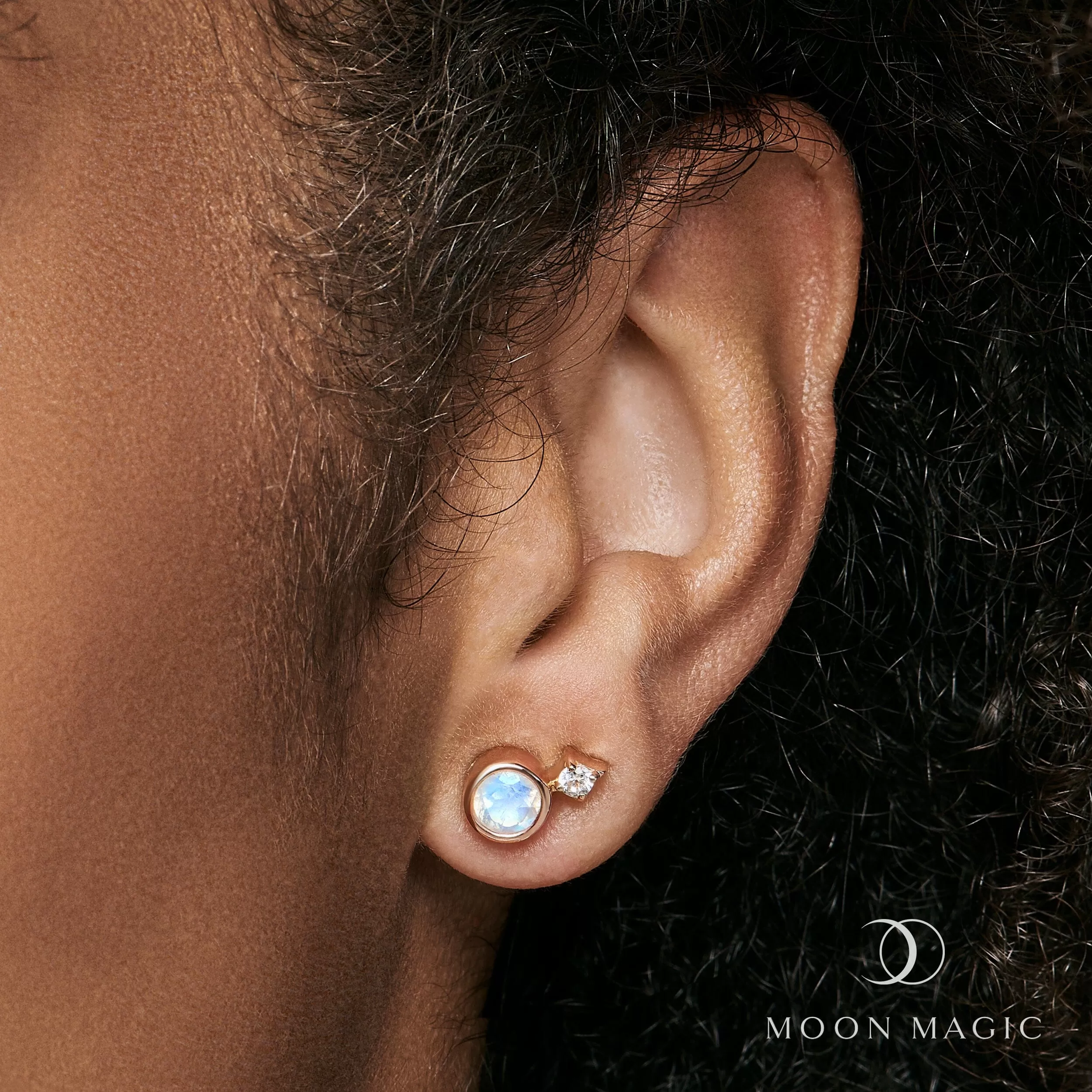 Moonstone Earrings - Polaris