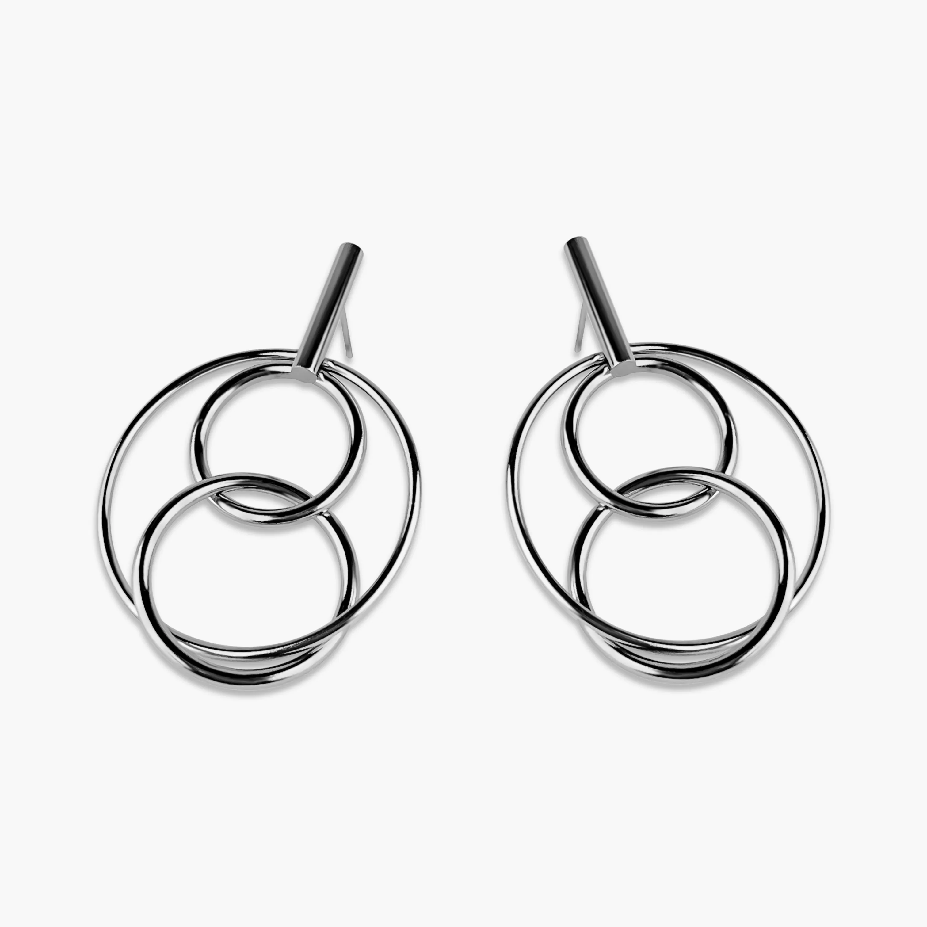 Multi Circle Hoop Earrings