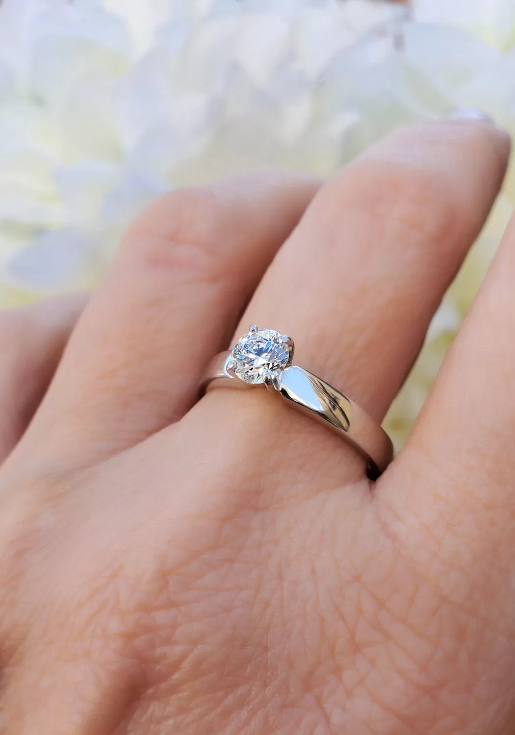 Oster Collection 14KWG Solitaire Diamond Ring