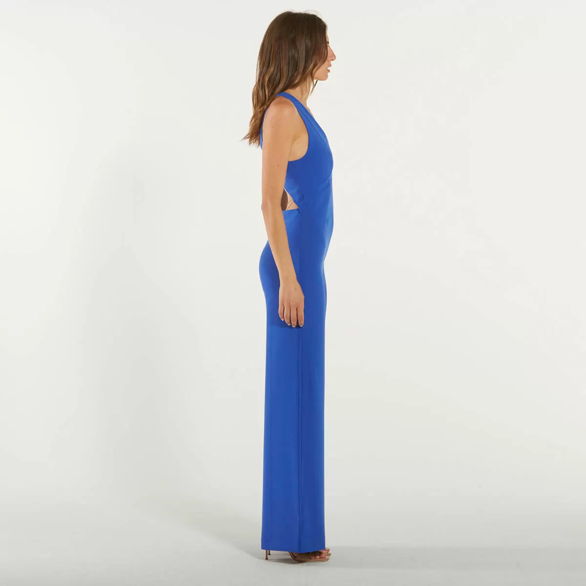 Patrizia Pepe jumpsuit blu elettrico senza maniche