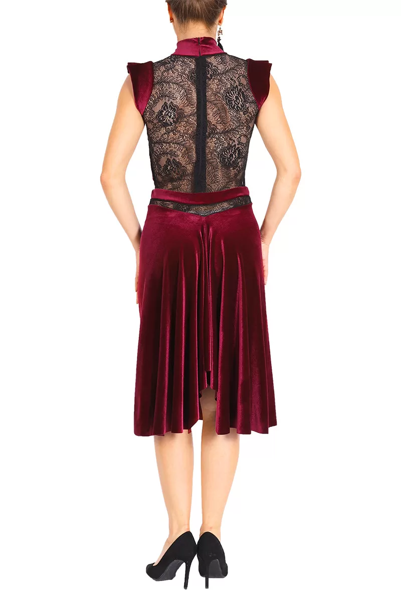 Petra Velvet And Lace Tango Dress